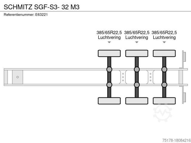 Tipper SCHMITZ SGF-S3- 32 M3