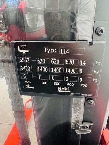 High Lift stacker Linde L 14 Triplex