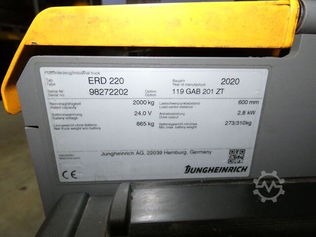이층 Jungheinrich ERD220KP G 119 - 201 ZT