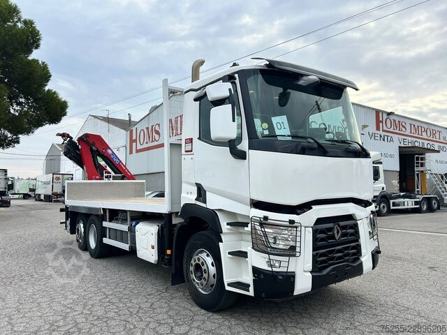 Vlečno vozilo RENAULT 26.440 C 6X2 EURO 6 + GRUA HMF