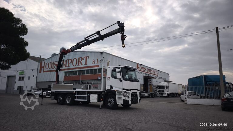 Vlečno vozilo RENAULT 26.440 C 6X2 EURO 6 + GRUA HMF