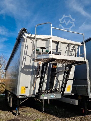 덤프 세미 트레일러 WIELTON Alu-Kastenmulde 51m³ BULK Master Kombitür