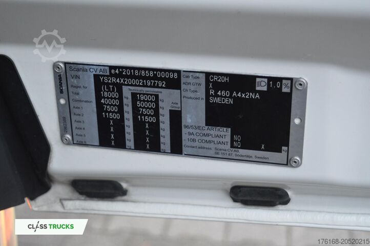 وحدة جرار قياسية SCANIA R460 CR20H Adaptice Cruise Control