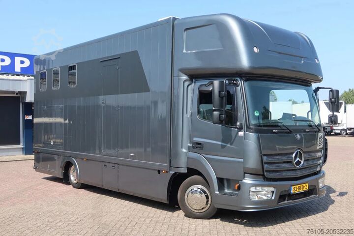 הובלת סוסים Mercedes-Benz Atego 816 L 3 Paarden/4 Ponies Nieuwe APK + nie...
