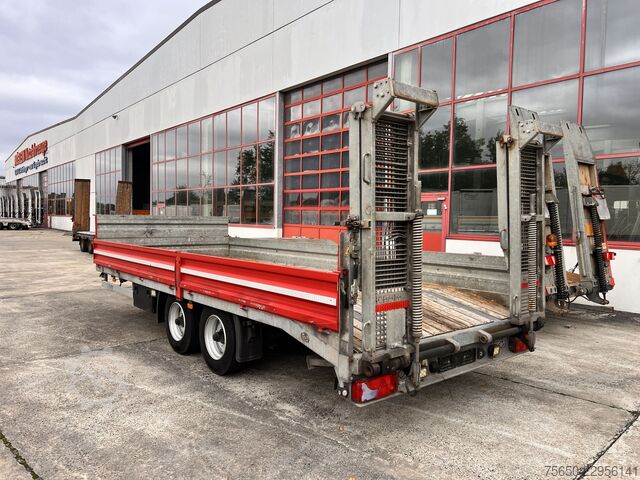 Remolque de plataforma baja Schmid Fahrzeugbau TUE 105SR  Tandemtieflader, Luftgefedert