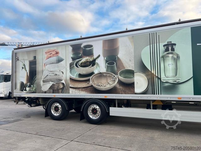 Semirremolque caja  WÜLLHORST * WIE NEUWERTIG * 2T LBW * LIFT * SAF