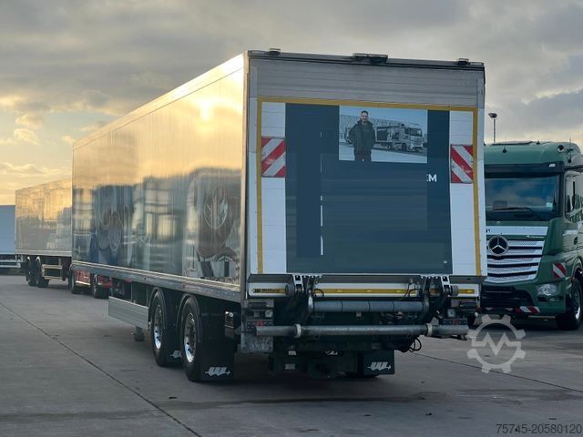 Semirremolque caja  WÜLLHORST * WIE NEUWERTIG * 2T LBW * LIFT * SAF