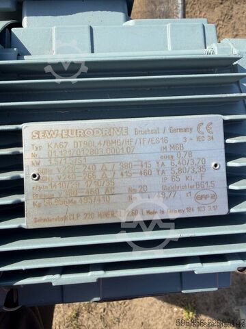  SEW EURODRIVE KA67 DT90L4 BMG HF TF ES16 Motoreduktor 1.5kW