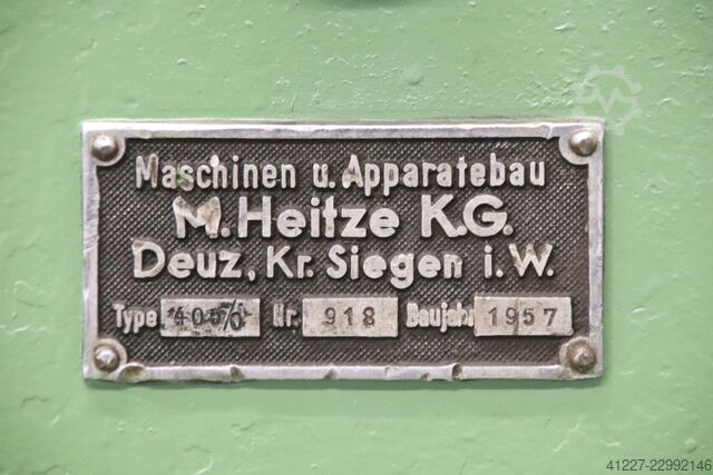 容器回転装置粘土 Heitze 405/0 Rollenabstand 240 - 780 mm
