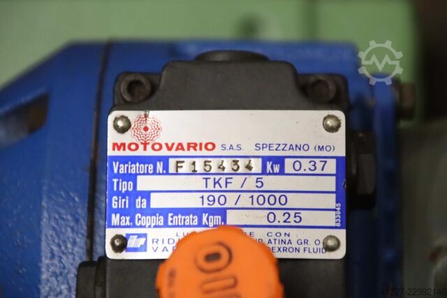 容器回転装置粘土 Heitze 405/0 Rollenabstand 240 - 780 mm