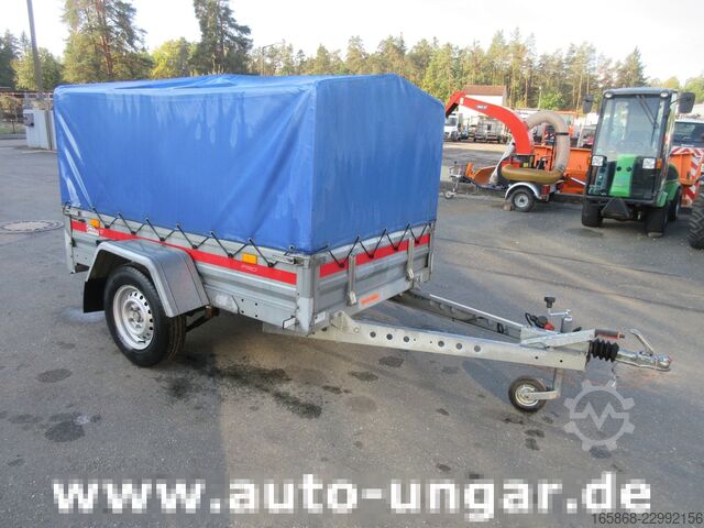 খোলা ট্রেলার সঙ্গে ত্রিপল Temared Tema Anhänger 1.000kg Tieflader Plane