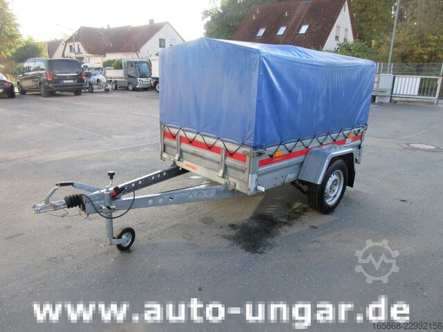 খোলা ট্রেলার সঙ্গে ত্রিপল Temared Tema Anhänger 1.000kg Tieflader Plane