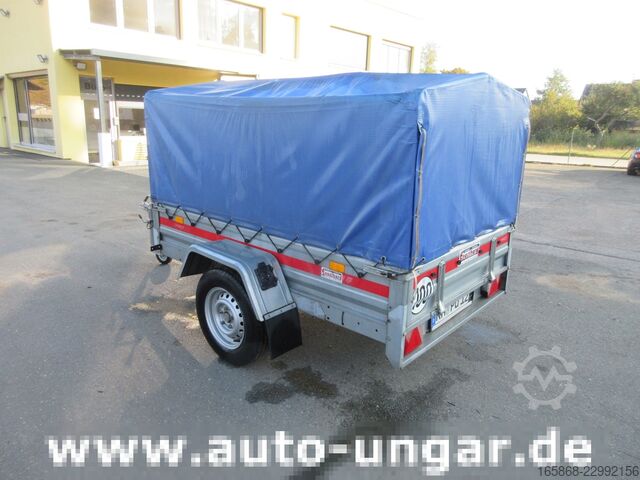 খোলা ট্রেলার সঙ্গে ত্রিপল Temared Tema Anhänger 1.000kg Tieflader Plane