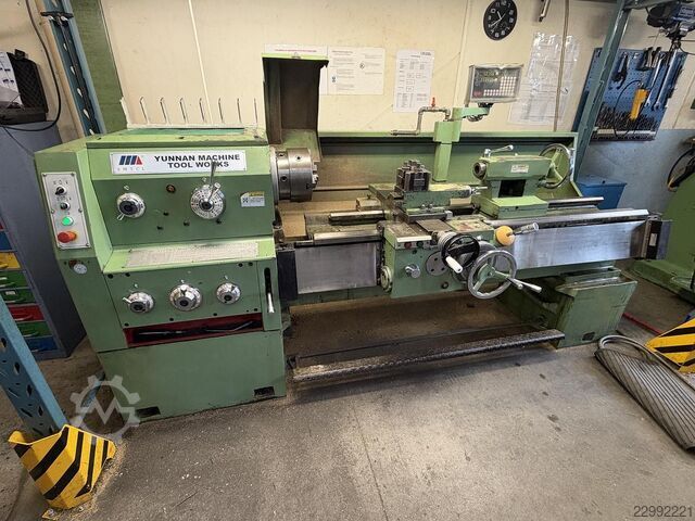 USED LATHE MANUF. YUNNAN, MODEL CY 6250B/1500 YUNNAN CY 6250B/1500