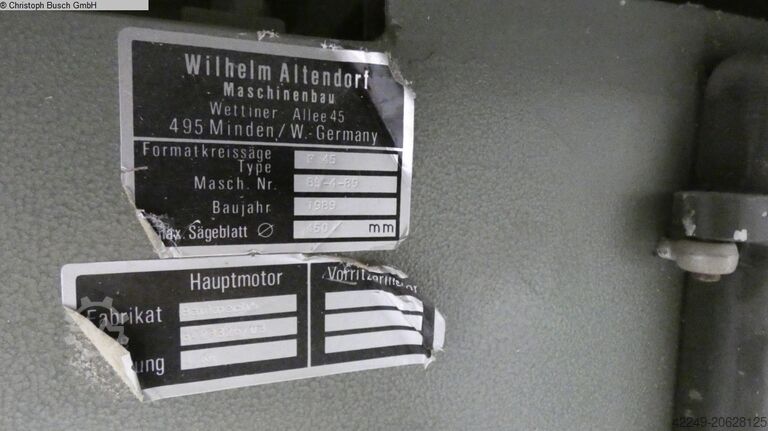 Serra circular ALTENDORF F45