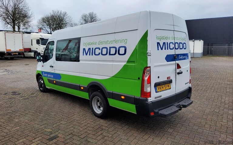 Leveransbil med dubbelhytt Renault Master 150.35 EURO 6 L3H2 DL DUBBELE CABINE -...