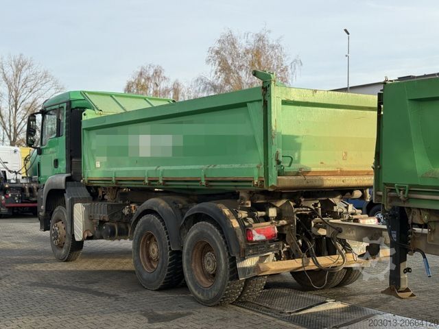 Тристранен самосвал MAN TGS 26.400 6x6 MEILLER Kipper Schmitz EURO 5