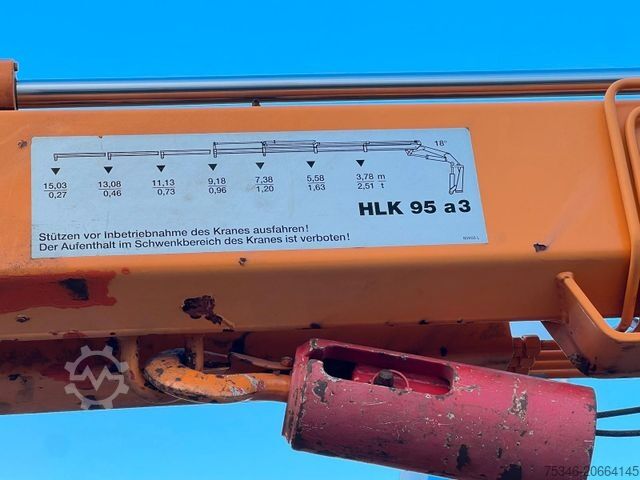 Tovorna dvigalka na tovornjaku IVECO ML 120E18 Abrollkipper/Kran-Mulde/Funk/Seilwinde