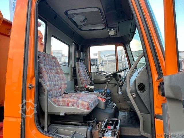 Tovorna dvigalka na tovornjaku IVECO ML 120E18 Abrollkipper/Kran-Mulde/Funk/Seilwinde