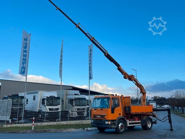 Nákladné vozidlo na špeciálne účely IVECO ML 120E18 Abrollkipper/Kran-Mulde/Funk/Seilwinde