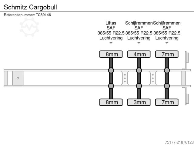 Kontejnerski transport Schmitz Cargobull 