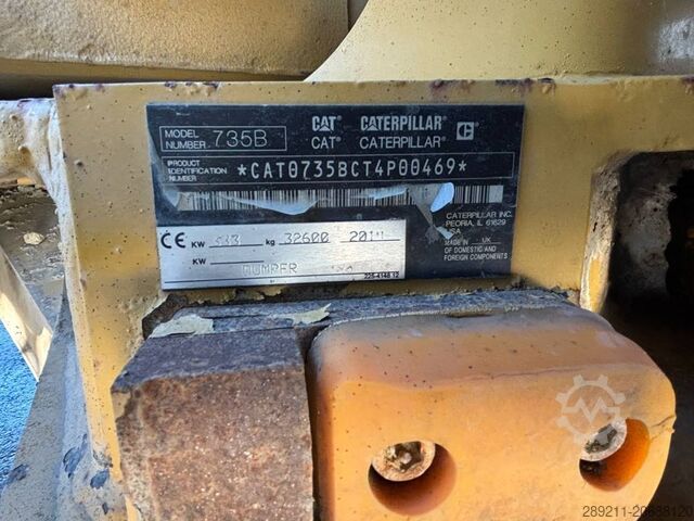 Dumpertruck CAT 735 B (Under Preparation)