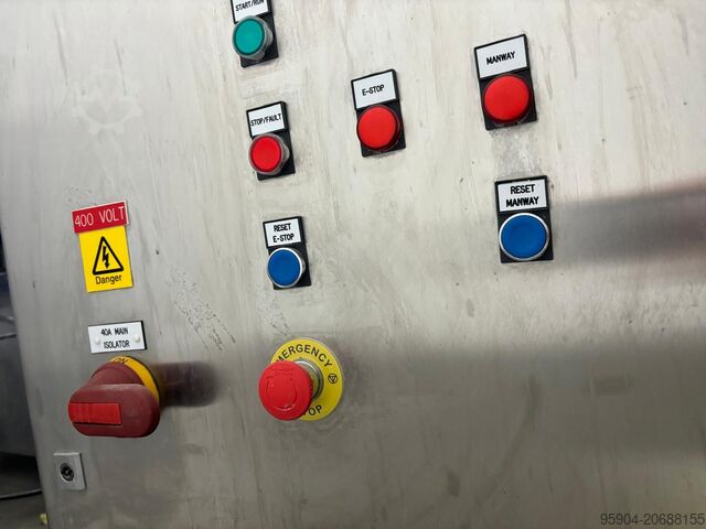 ステンレス製ジャケット付き・速度調整式撹拌機 Jacketed Mixing Tank & Temperature 300 Ltr