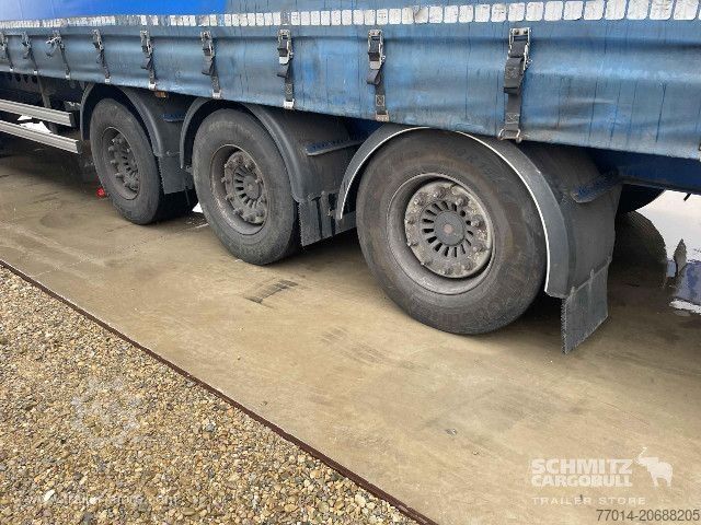 Avatud poolhaagis tentkattega Berger Curtainsider Mega