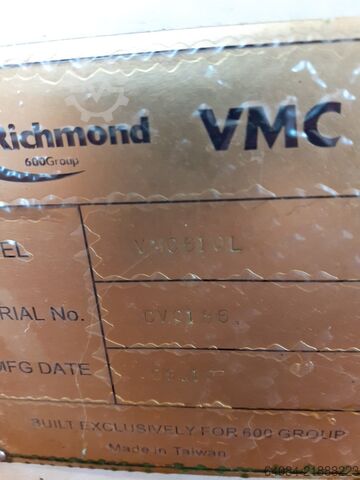 Lóðréttur vinnslumiðstöð Richmond VMC 610L