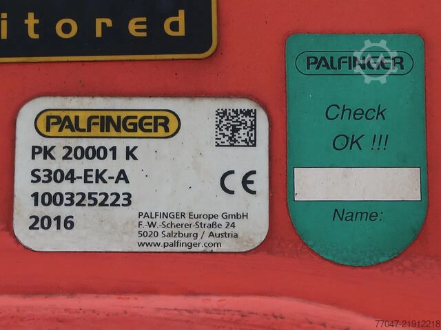 크레인 트럭 Iveco Trakker 410 6x4 Euro 6 Full Steel, Palfinger 20...