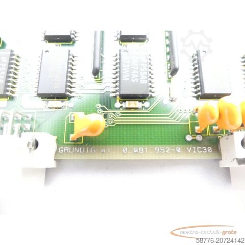 Komponen Grundig Grundig VIC30 AES 1 0.881.952-0 Karte SN 6861011