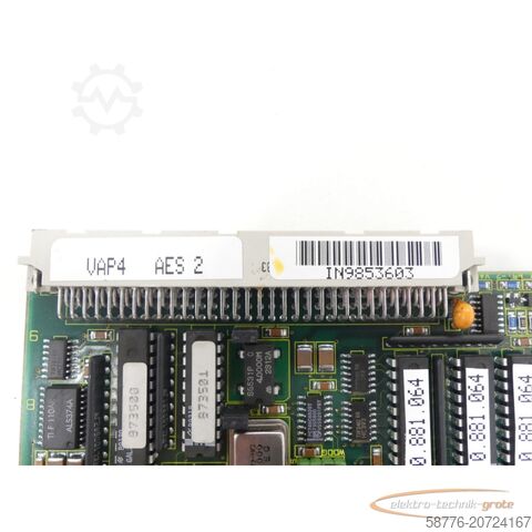 Komponentas Heidenhain / Gildemeister VAP4 AES 2 / IN9853603 Steuerungsplatine SN:6135032
