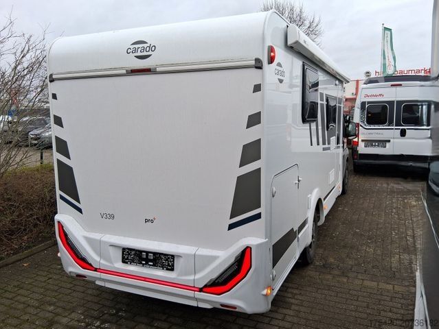 Yarı entegre karavan CARADO V 339 *Queensbett*pro+ Paket*Fußbodenerwärmung*