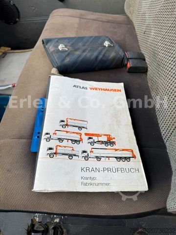 Üç taraflı damperli kamyon MAN 10.150, Atlas 60.01, Greifer , TÜV