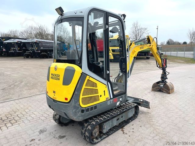 Miniexcavadora NEUSON ET 18 / Schnellwechsler / Greifer + Schaufel