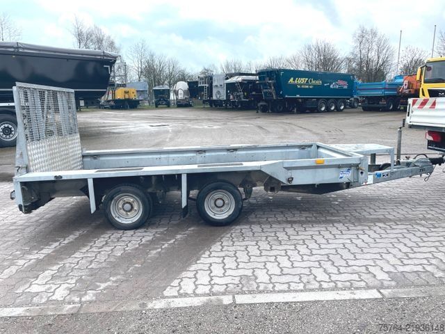 Remolque de automóvil IFOR WILLIAMS 3,70m Pritschenanhänger / 1,38m Rampe