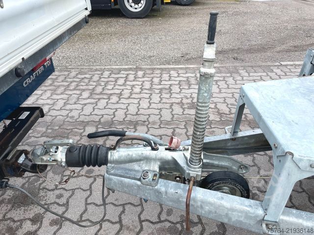 Remolque de automóvil IFOR WILLIAMS 3,70m Pritschenanhänger / 1,38m Rampe