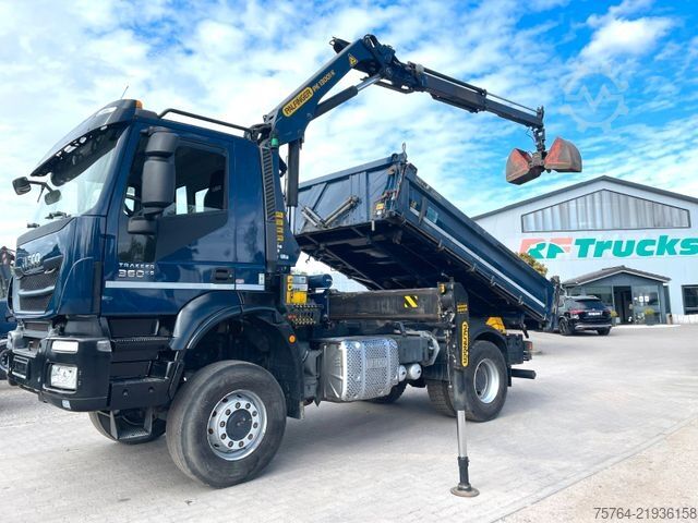 Camión volquete trilateral IVECO Trakker 360/AD190/Pafinger 13.001/Meiller/1.Hand