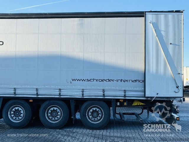 Rơ moóc bán mở với bạt phủ Schmitz Cargobull Curtainsider Coil Getränke