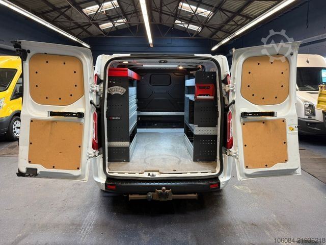 Slēgtais furgons FORD Transit Custom L1 Kasten AC Würth Regale AHK 2,5