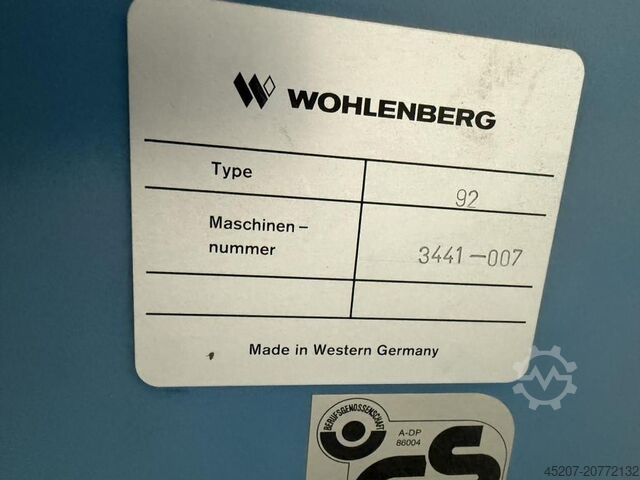 1992 Wohlenberg 92 MCS-2TV Wohlenberg 92 MCS-2TV