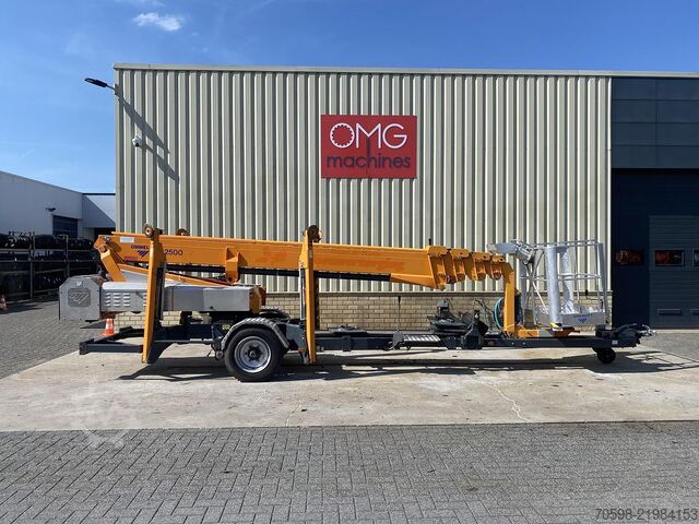 2013 Omme 2500 ED, Plataforma elevatória reboque, 25 metros Omme 2500 ED, Aanhanger hoogwerker, 25 meter