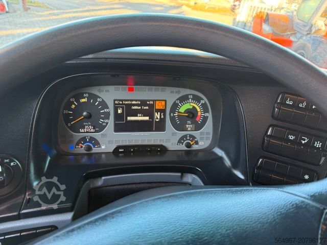 Camión de plataforma MERCEDES-BENZ 2541 Actros Baumaschinentransporter Hydr. Rampe