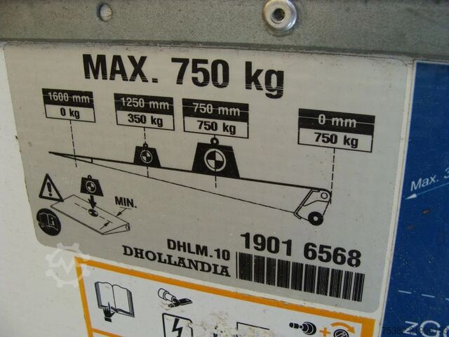 Furgone Humbaur MASTER 130.35 BAKWAGEN - LAADKLEP - EURO 6 - VG...
