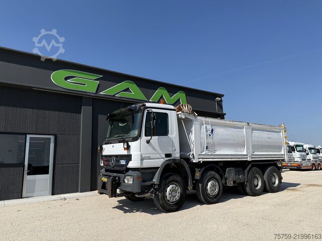 Autocarro ribaltabile Mercedes-Benz Actros 4146K Kipper 8x4 40T Euro3