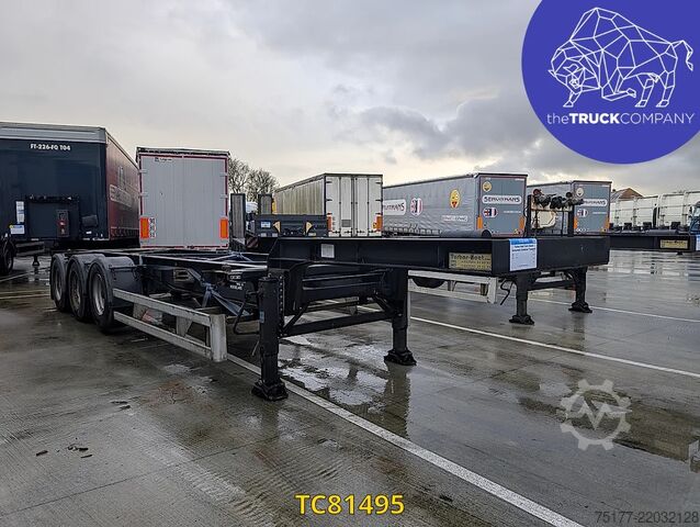 Transport de conteneurs Turbos Hoet Tank chassis Gooseneck