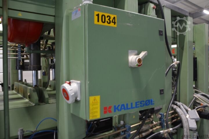 Prensa passante com pressão lateral Kallesoe PRASA DO KLEJENIA  LV 351