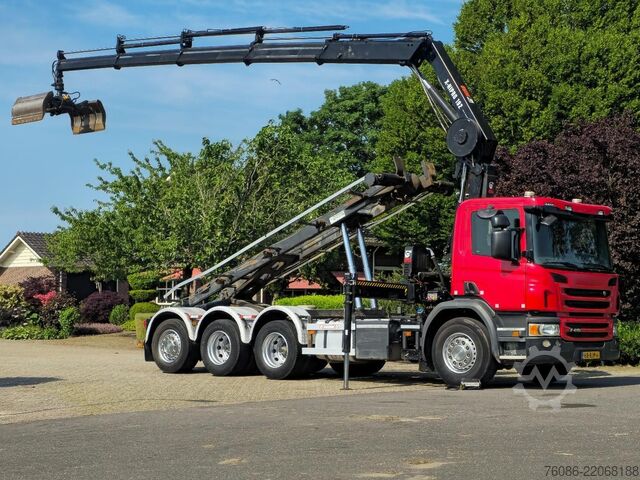 케이블 시스템 Scania P410 KRAAN/CONTAINER!! ZERO EMISSIES 2030!!TOP