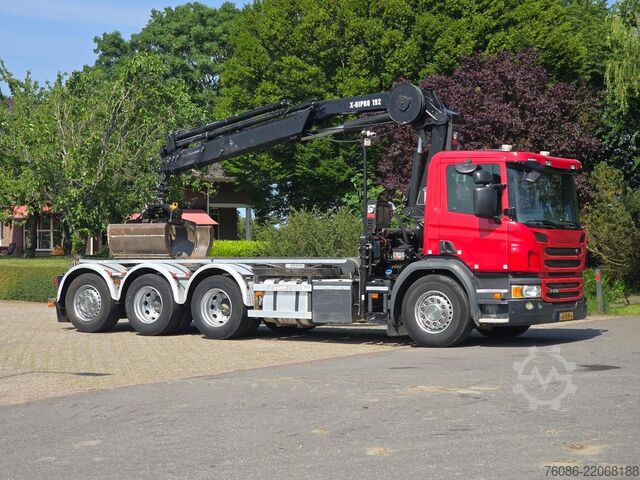 케이블 시스템 Scania P410 KRAAN/CONTAINER!! ZERO EMISSIES 2030!!TOP