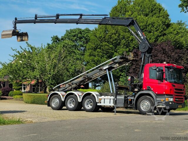 케이블 시스템 Scania P410 KRAAN/CONTAINER!! ZERO EMISSIES 2030!!TOP